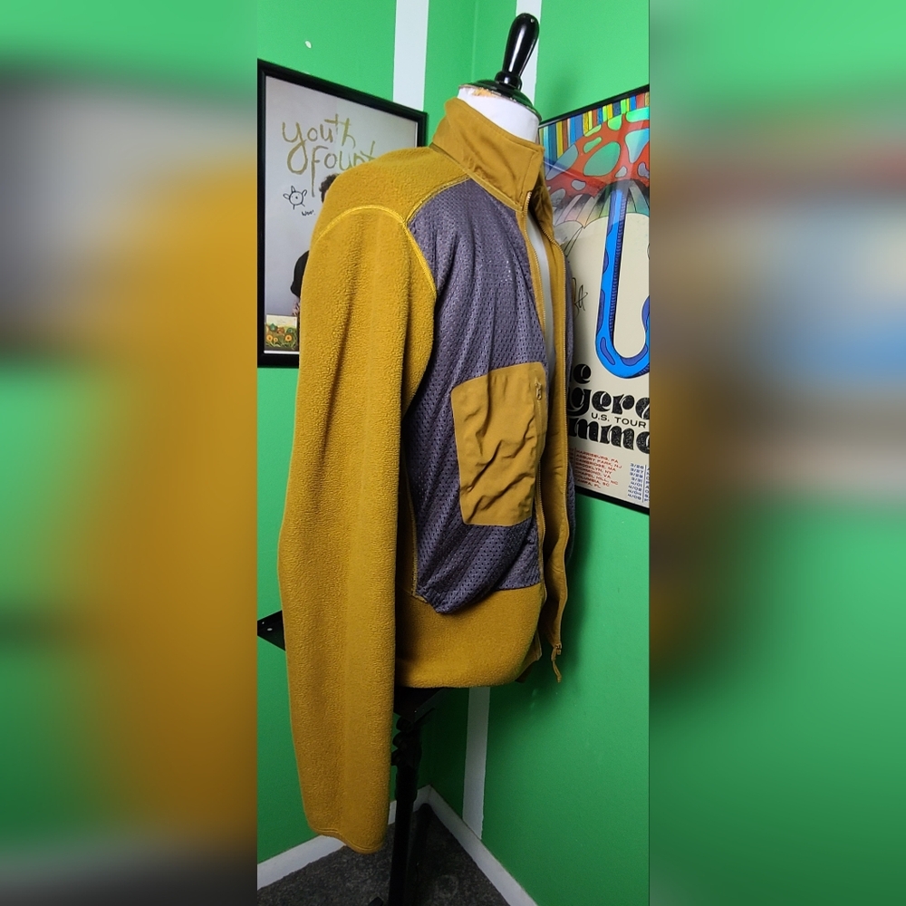 Arc’teryx Kyanite Jacket Men’s Large Full Zip Technical Fleece Gold Mustard - Picture 3 of 9
